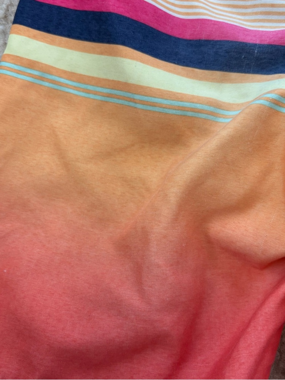 Old Navy Multicolor Boys' Striped Swim Trunks - Mint, Orange, Coral Size 5T - Picture 5 of 5